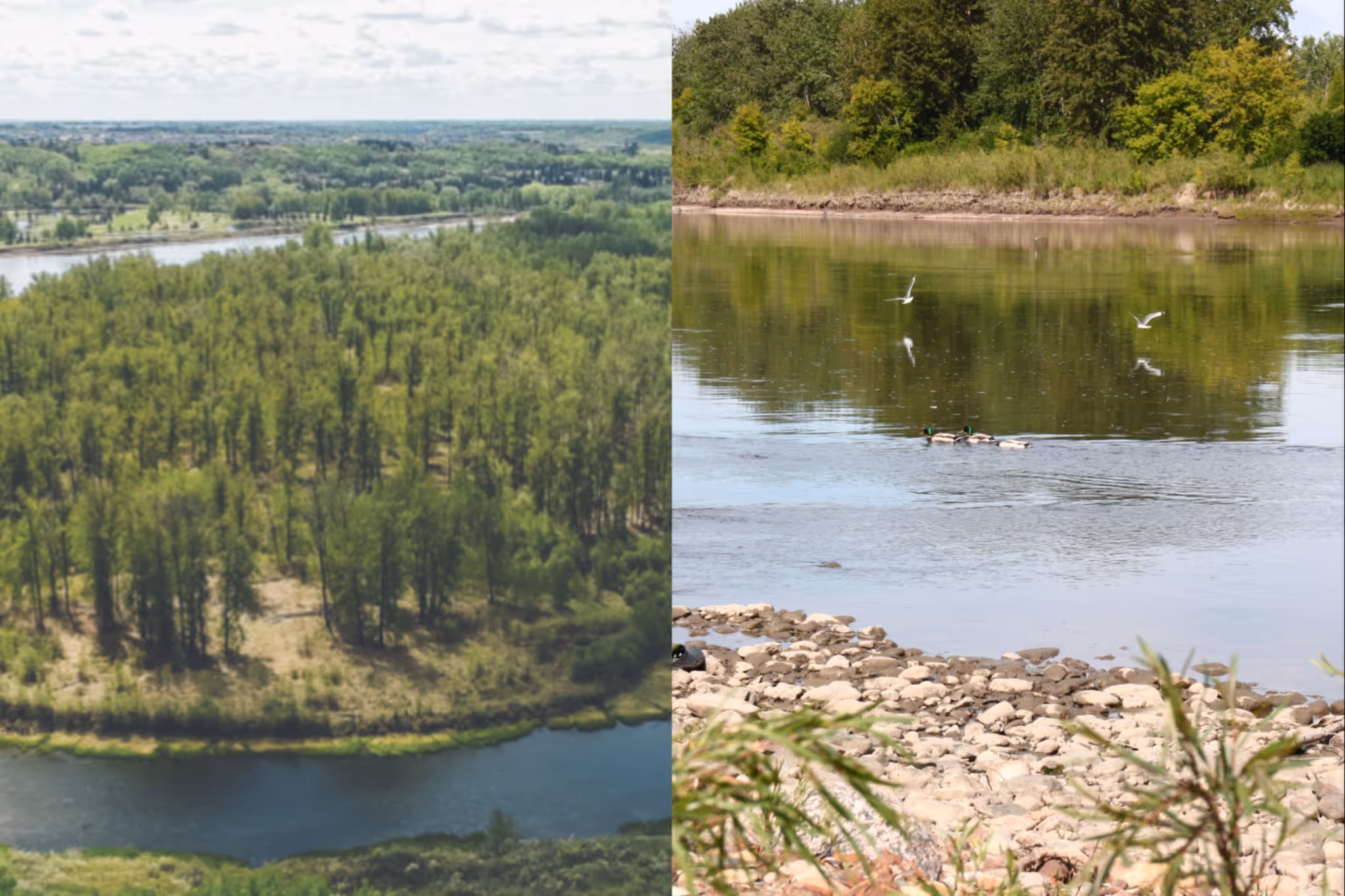 There's a huge park in Edmonton you can only access by boat
