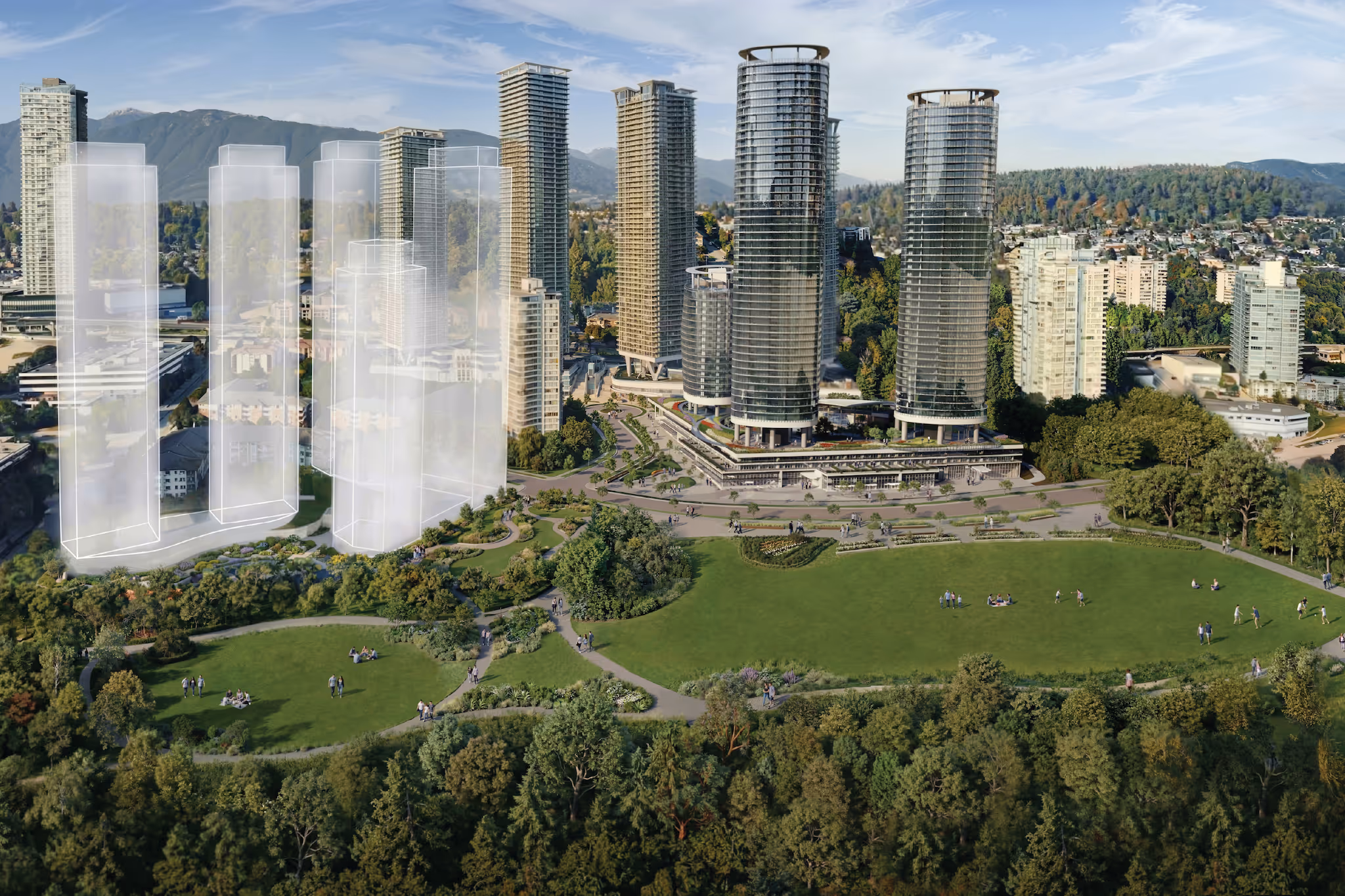 Concord Pacific begins construction on new 10-acre public park in the Brentwood district of Burnaby