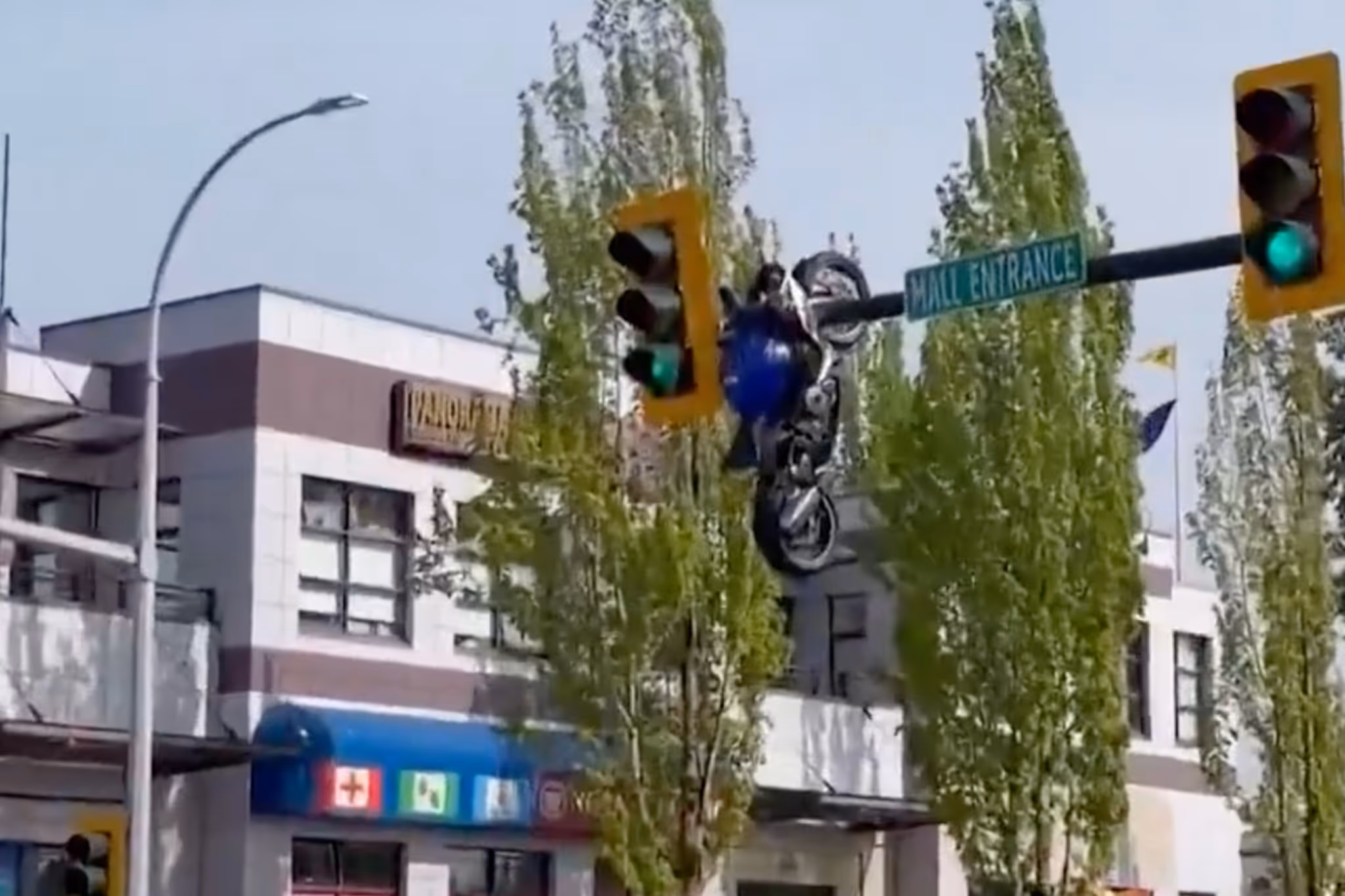 Motorcycle crash near Surrey was so brutal that TMZ shared it