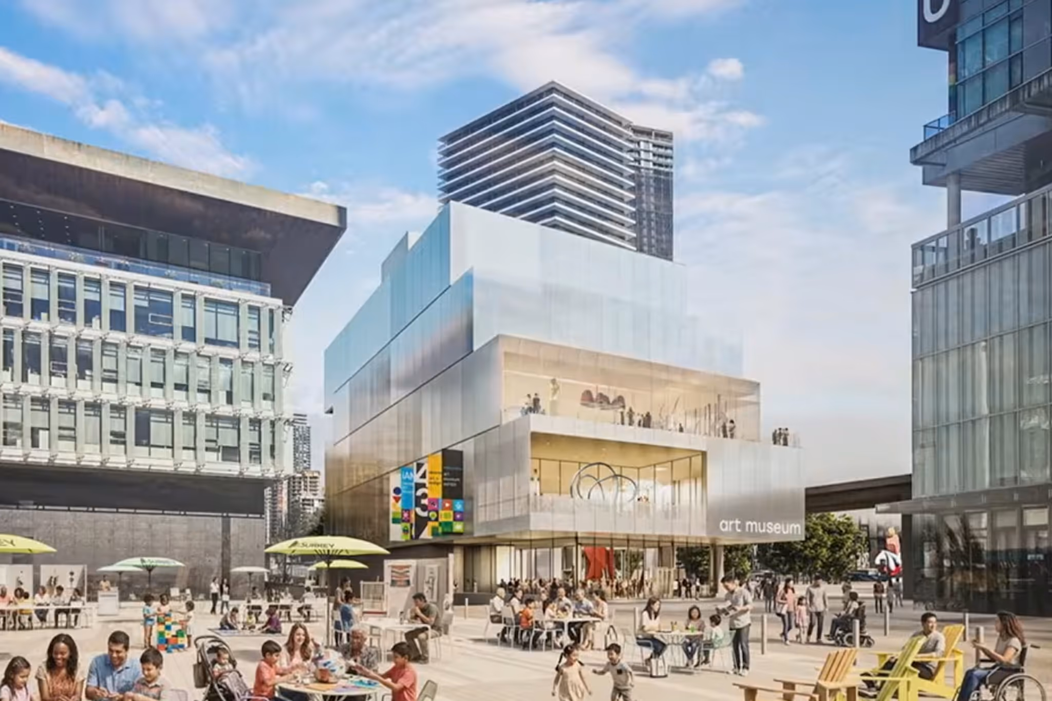 New interactive art museum building planned for Surrey Civic Plaza