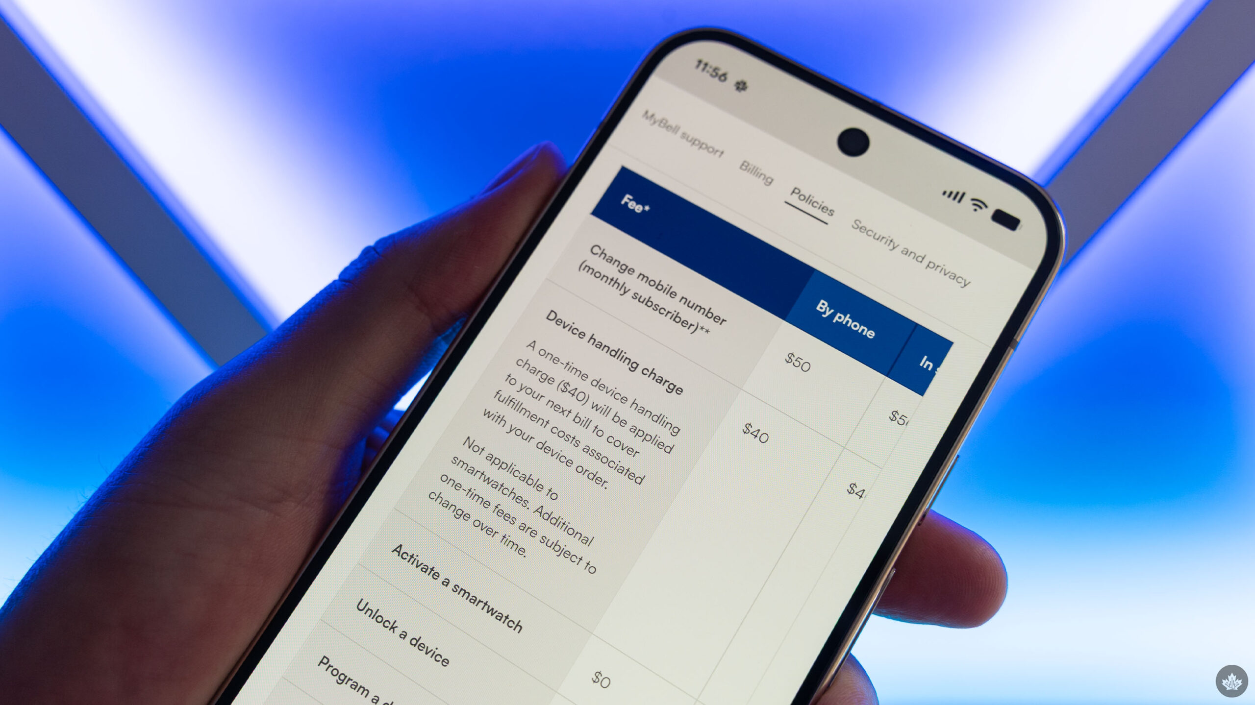 Following connection fee ban, Bell rolls out new device handling fee
