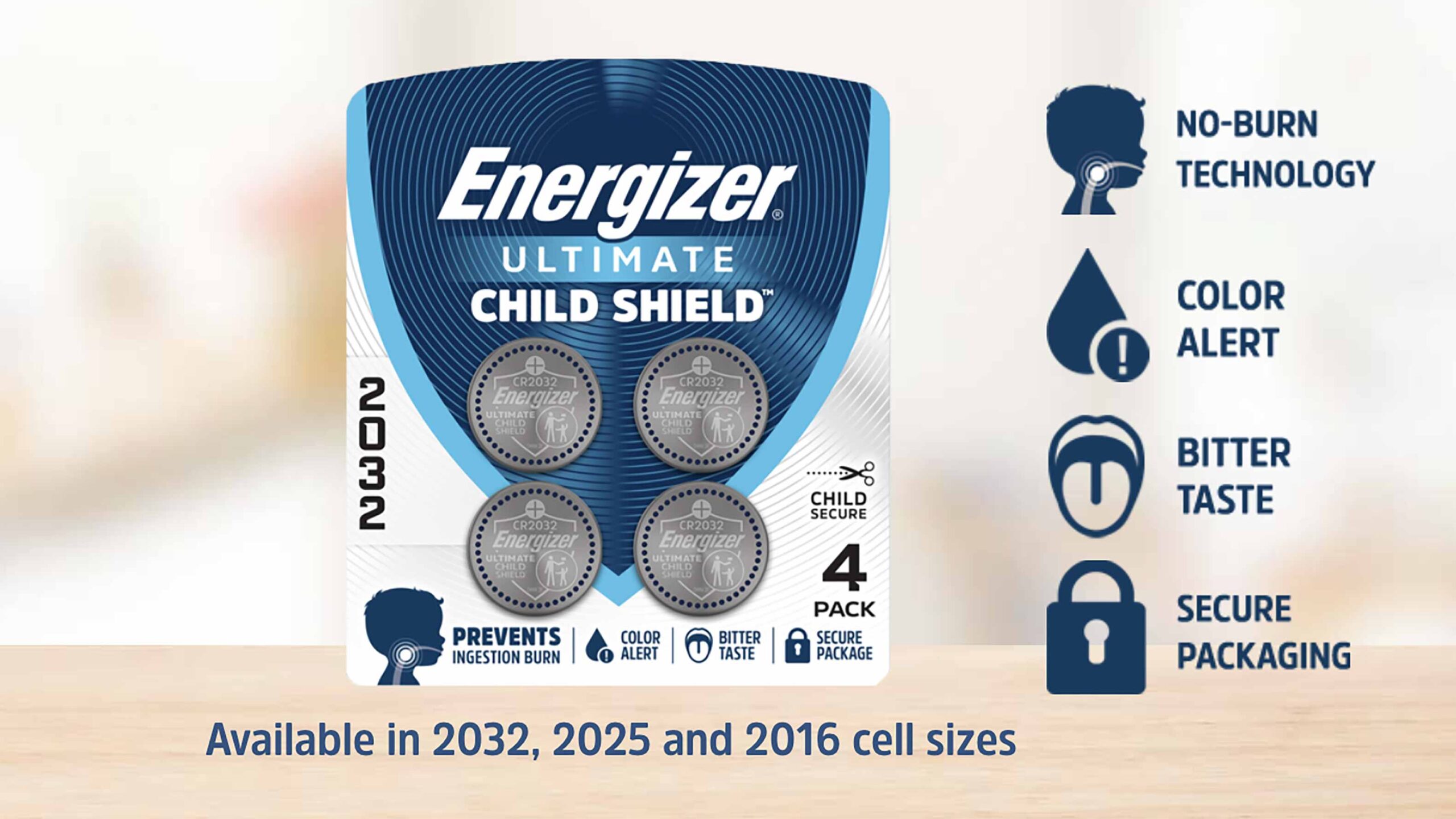 Energizer reveals new coin batteries that are safer for children