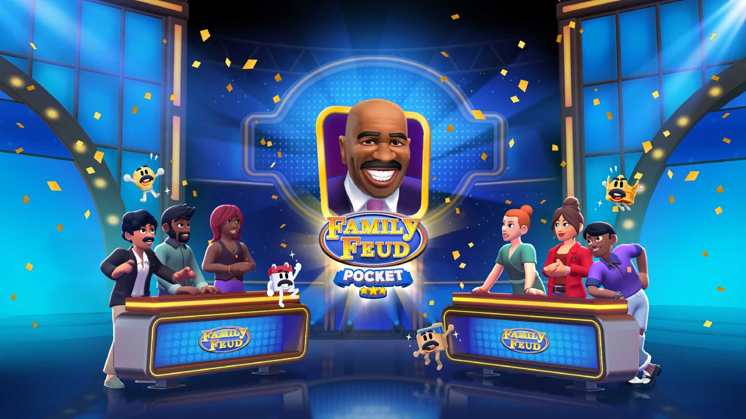 Family Feud Pocket is bite-sized fun for the whole family