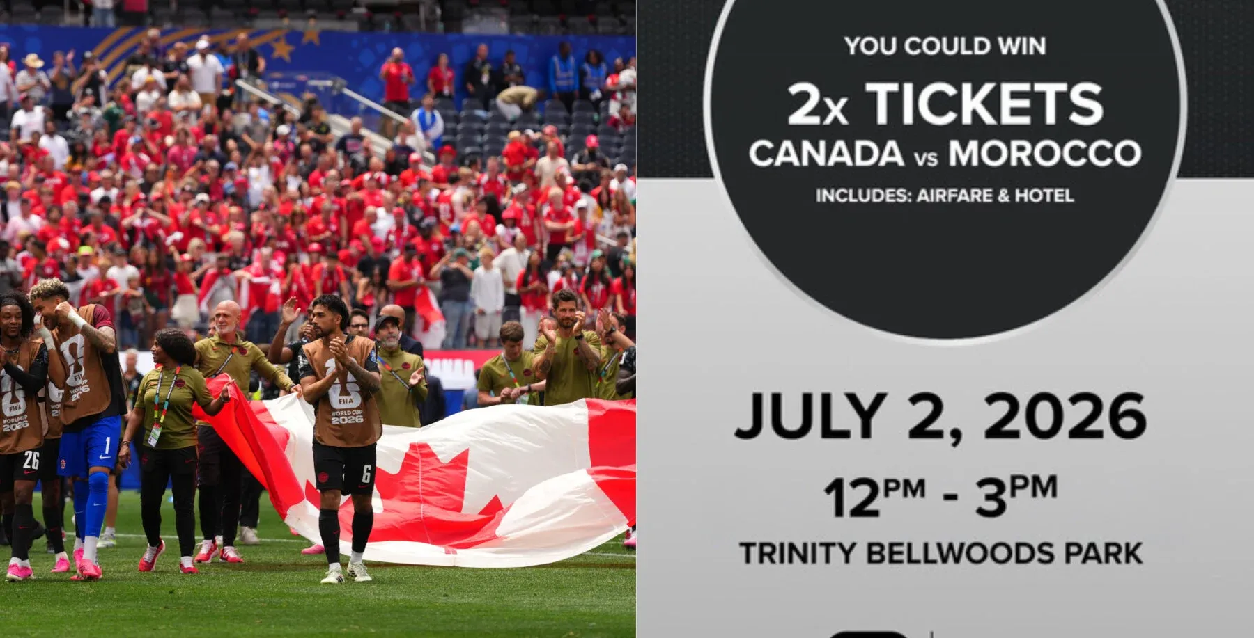 How to Win a last-minute World Cup trip from Toronto today to cheer on Canada in Houston