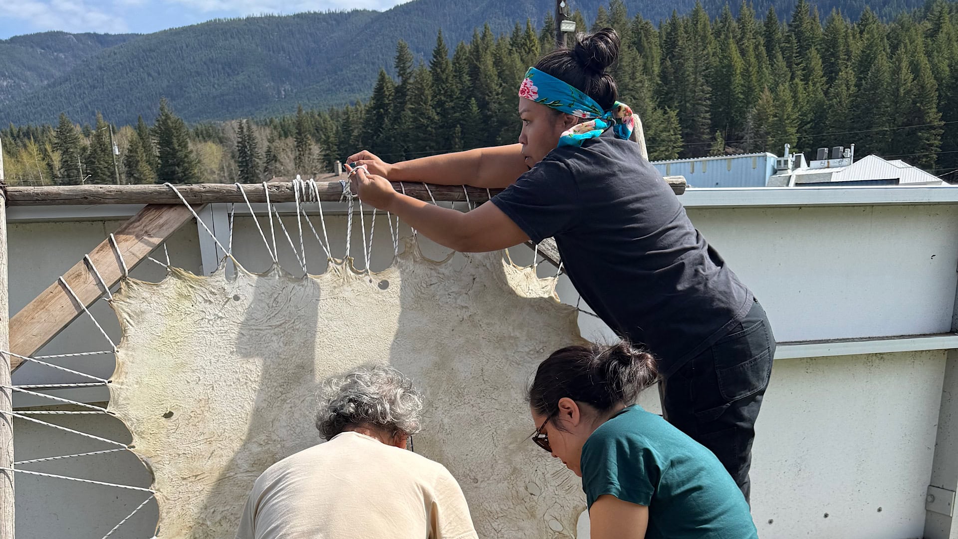 Secwe̓pemc women are revitalizing hide tanning in B.C.