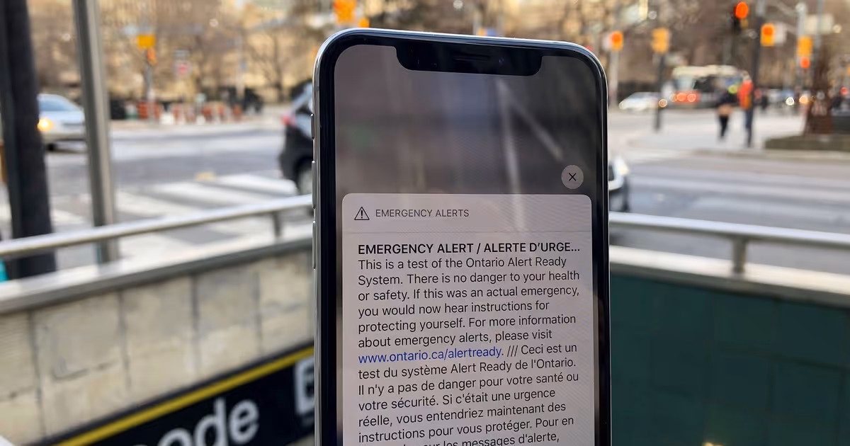 Loud alerts set to blare across Ontario this week and here's what you need to know
