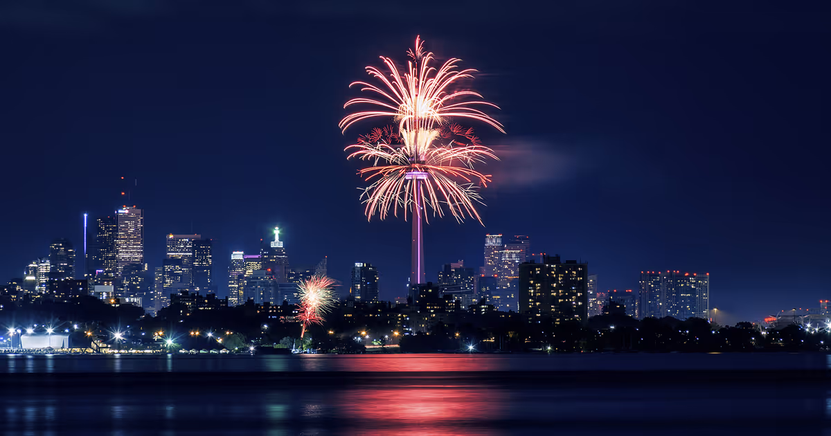 Here's where to watch Canada Day fireworks in Toronto for 2026