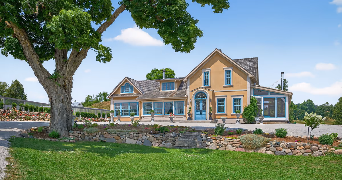 A fully-renovated farmhouse from 1864 is for sale in Ontario