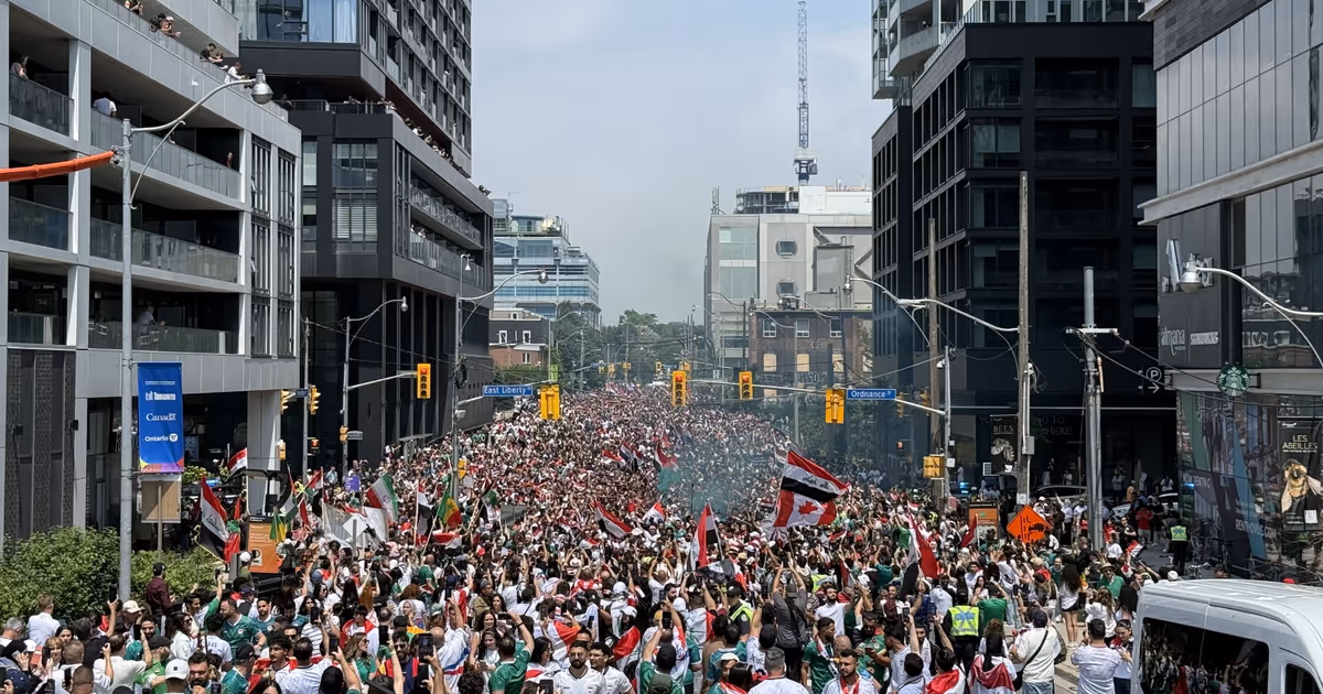 Iraq had Toronto's best FIFA World Cup visiting fan march