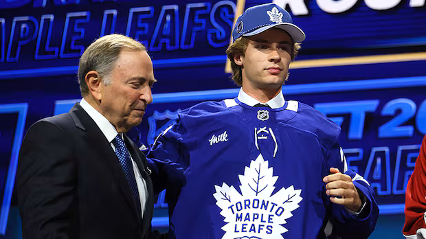 Maple Leafs make forward Gavin McKenna first pick of NHL draft