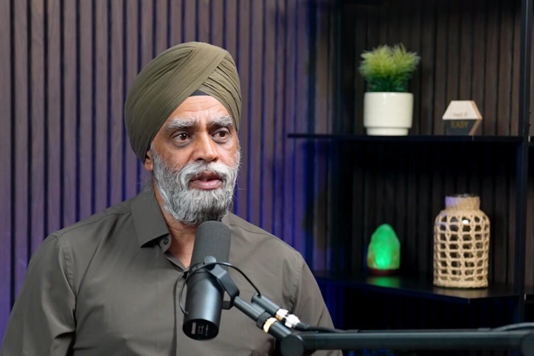 Harjit Sajjan reports for duty