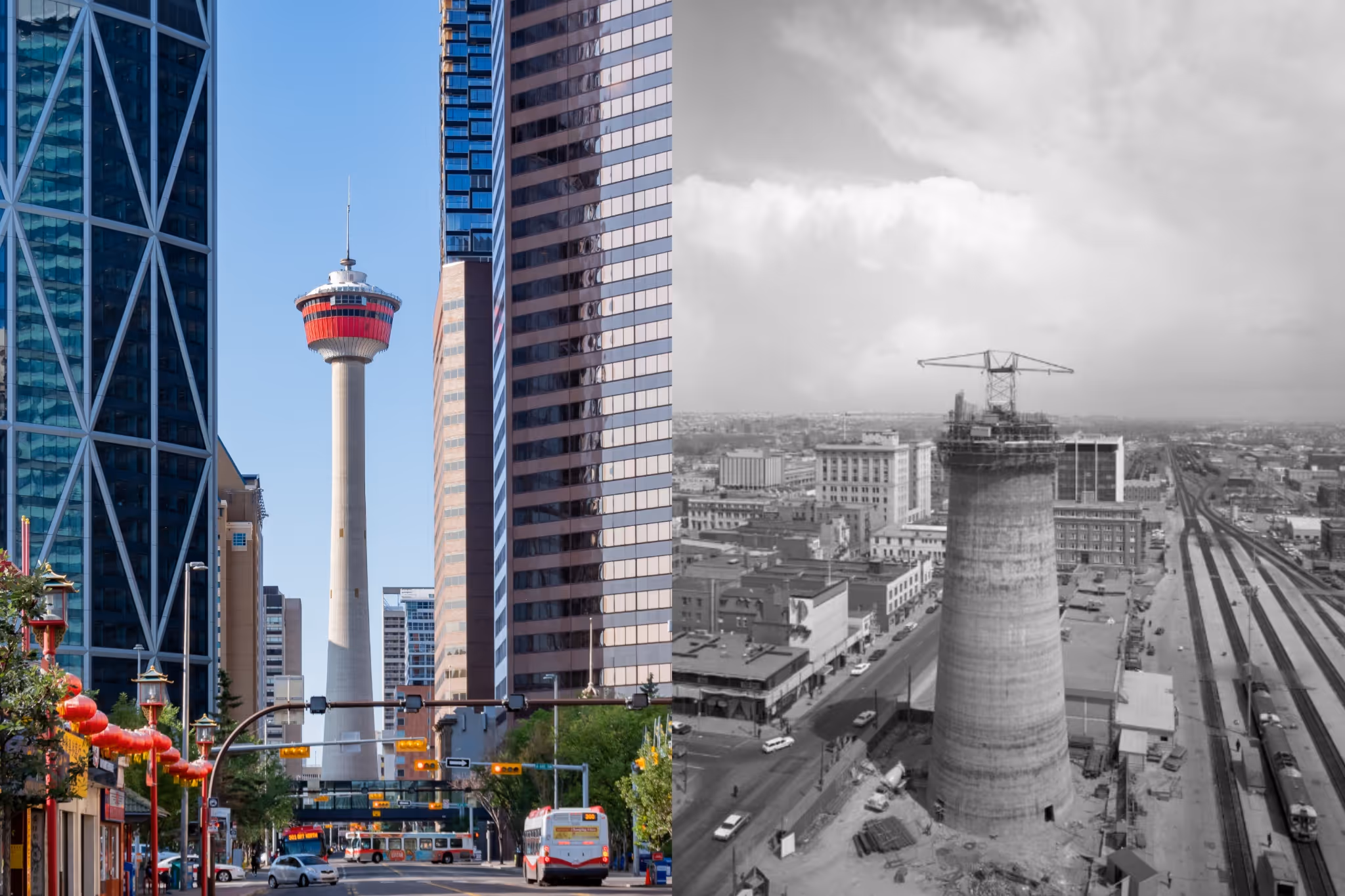 The storied history of the Calgary Tower and how it was built