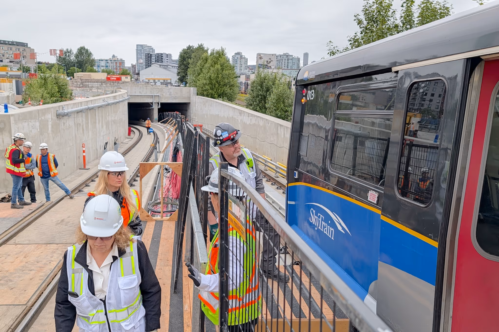 First train now rolling on Broadway Subway for active testing ahead of late 2027 opening