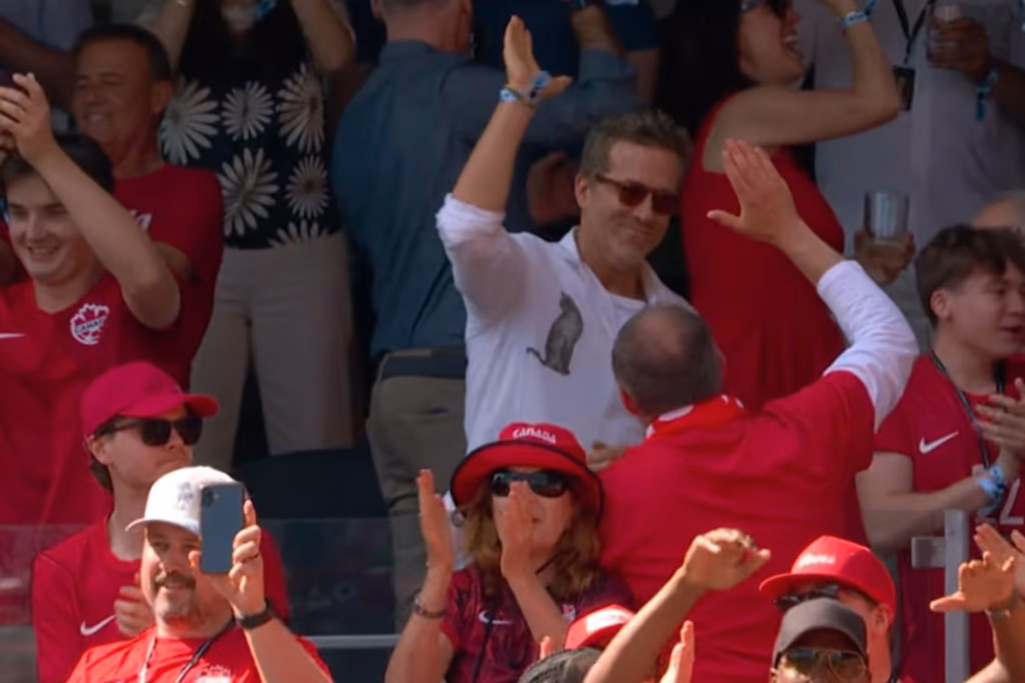Celebrities spotted at Canada's first FIFA World Cup match on home soil