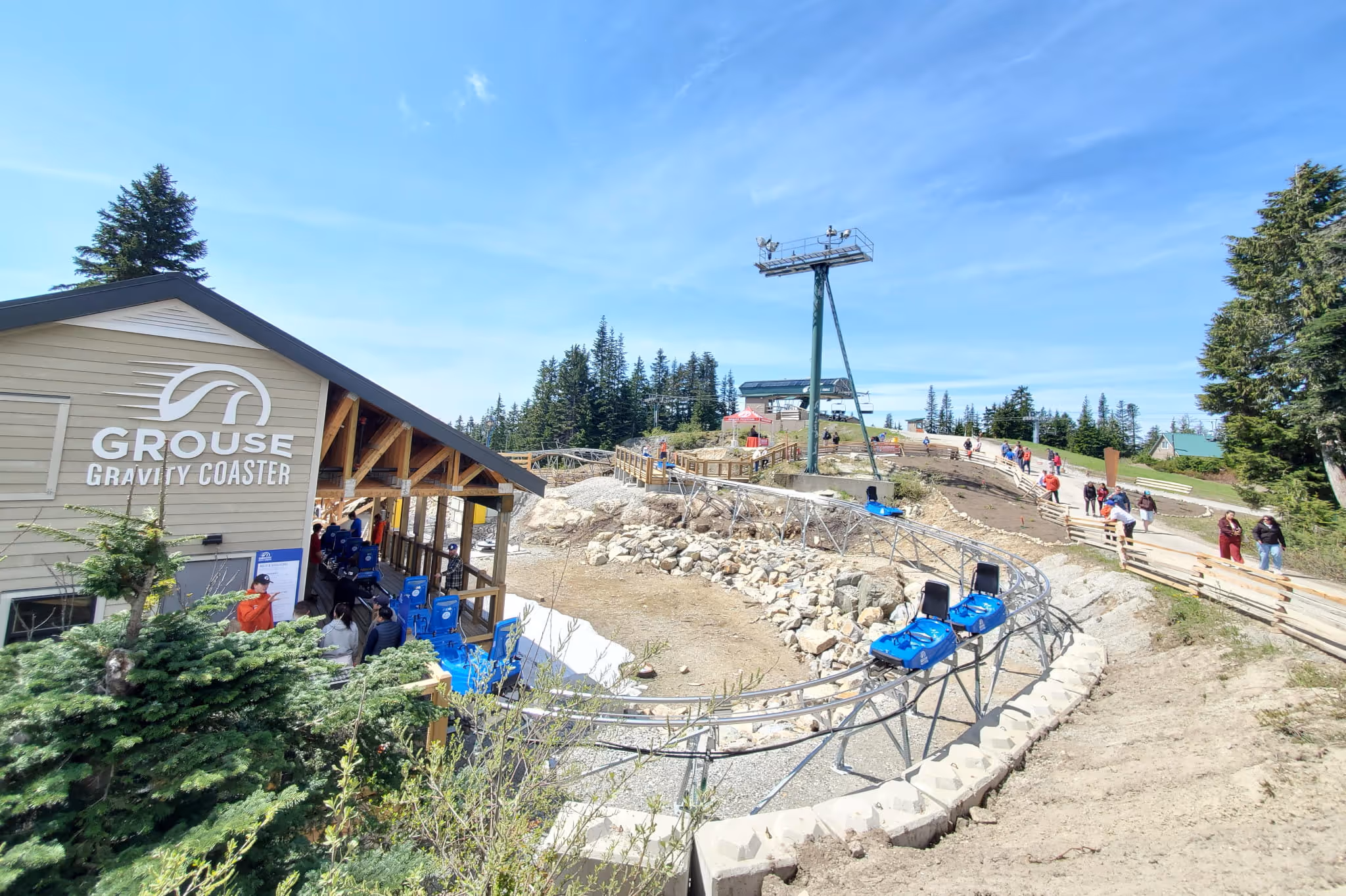Grouse Mountain's huge new gravity coaster now open for peak thrills