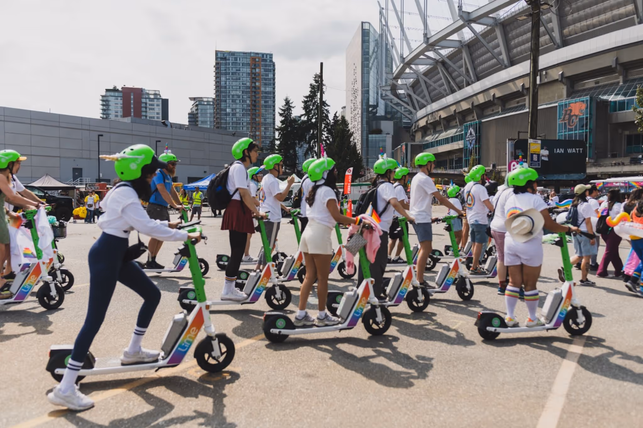 Lime's Vancouver e-scooter share offers free valet stations and flat-rate discount passes during FIFA World Cup