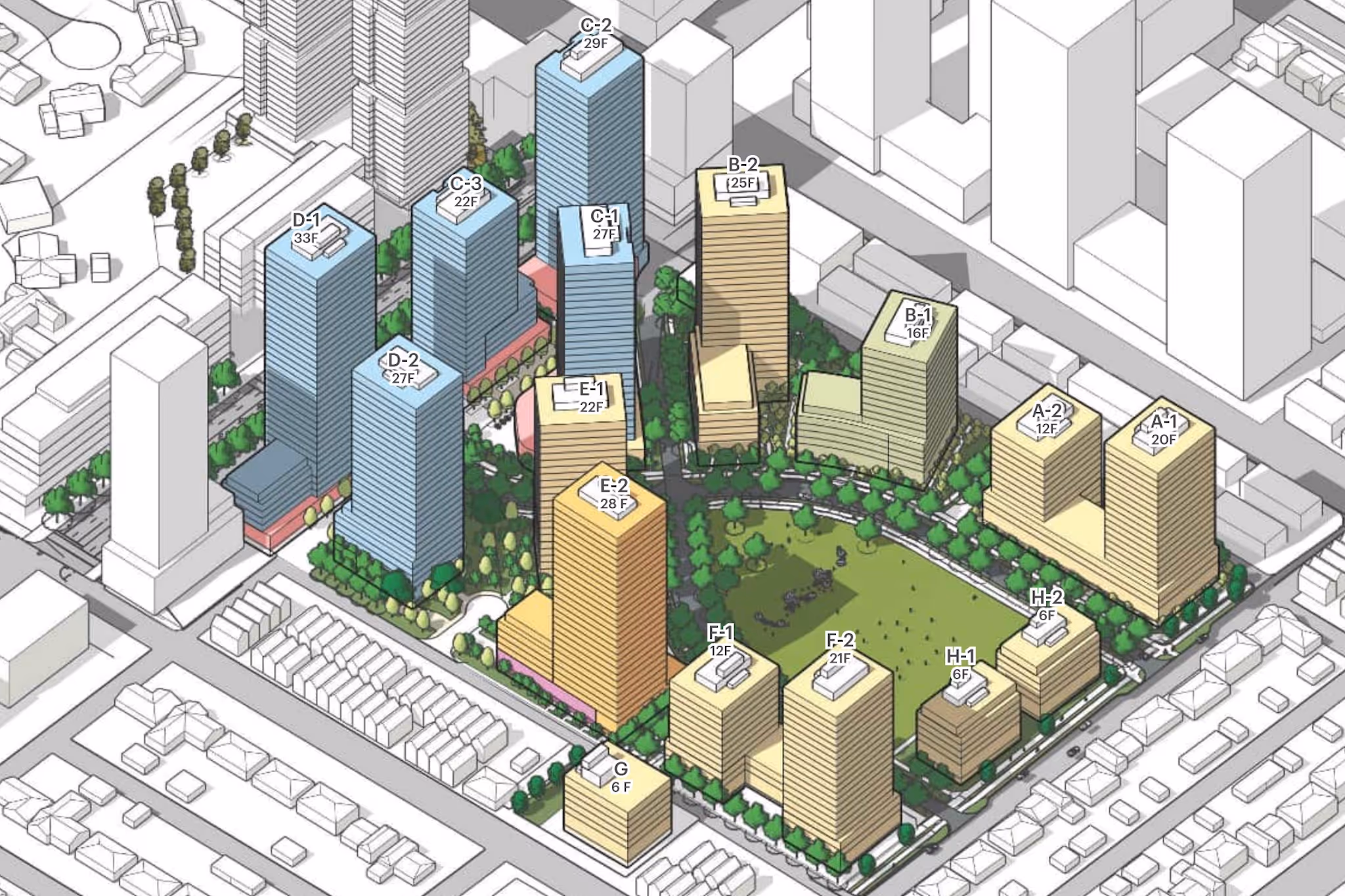 Number of homes doubled at future redevelopment of former TransLink bus depot near Oakridge Park mall in Vancouver