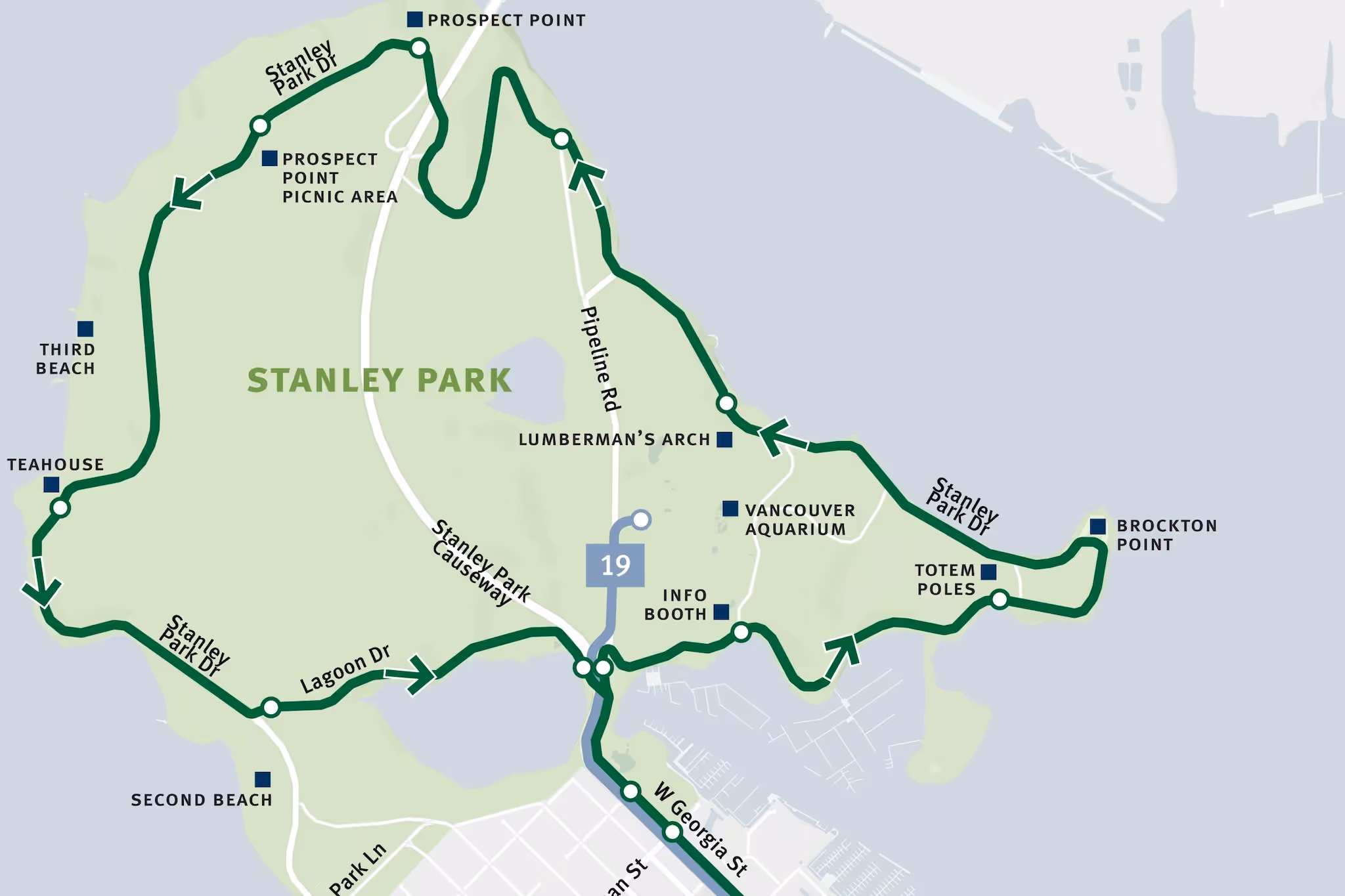 TransLink proposes new Stanley Park Drive bus route for peak-season weekends only