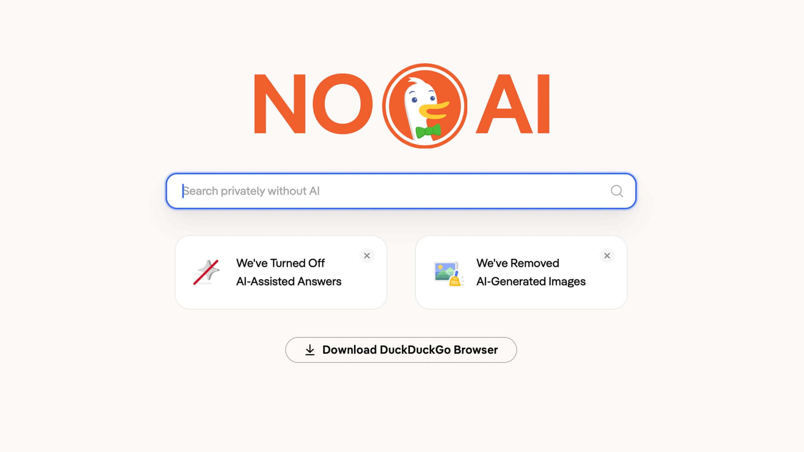 DuckDuckGo says traffic is booming for its no AI search engine