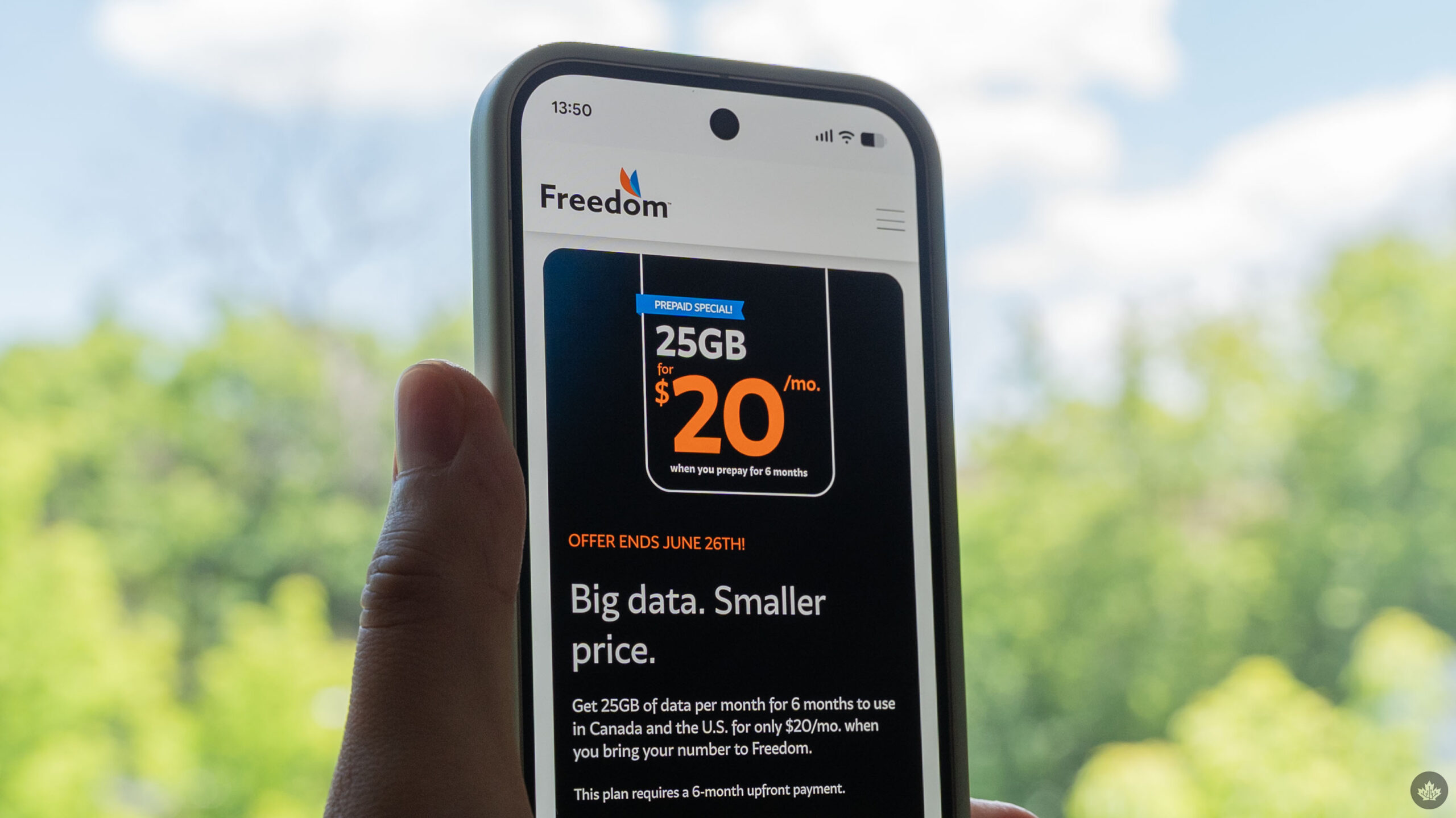 Freedom offering $20/25GB prepaid plan, but it won’t last long