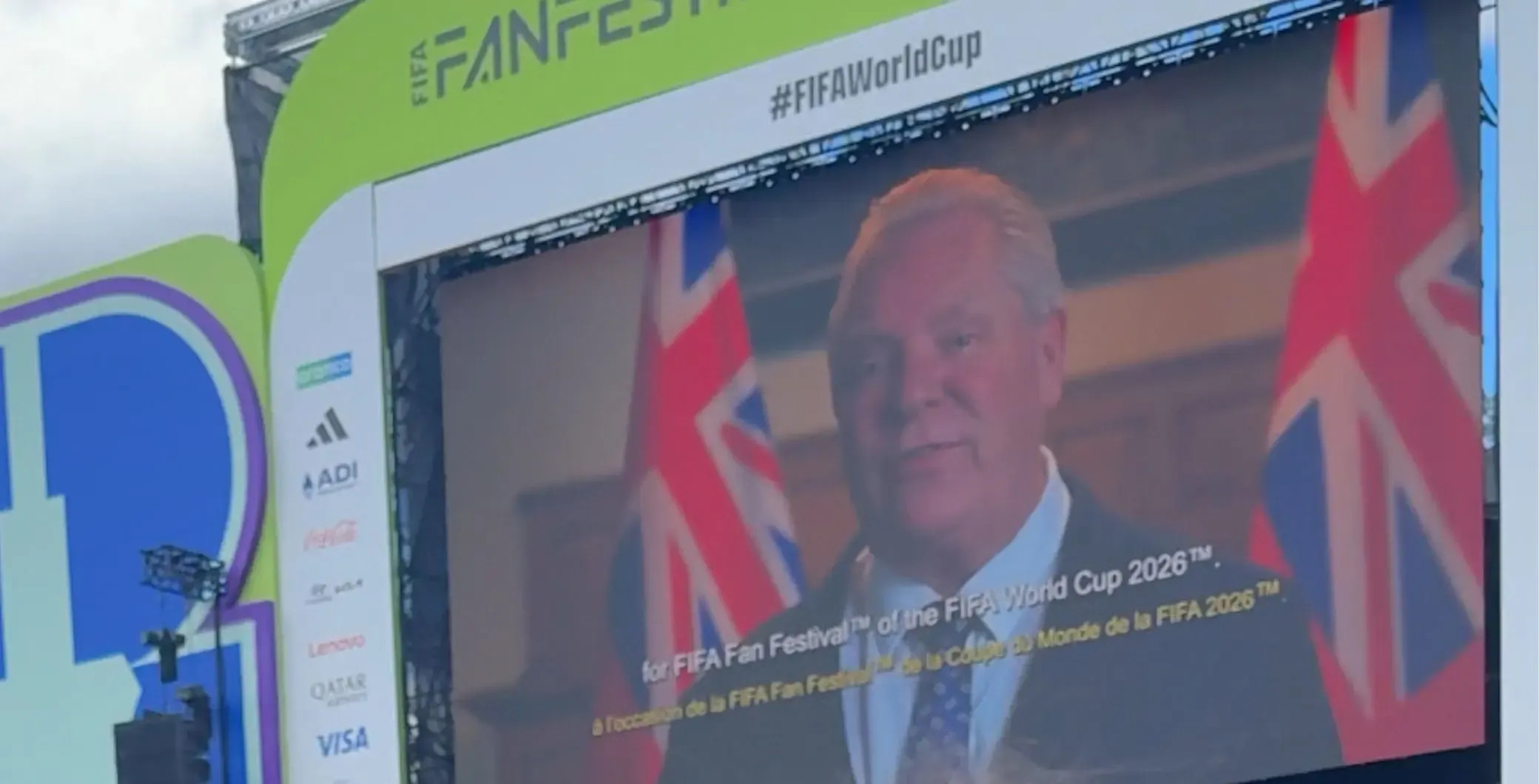 Doug Ford booed at FIFA Fan Fest in Toronto during Canada vs. Bosnia