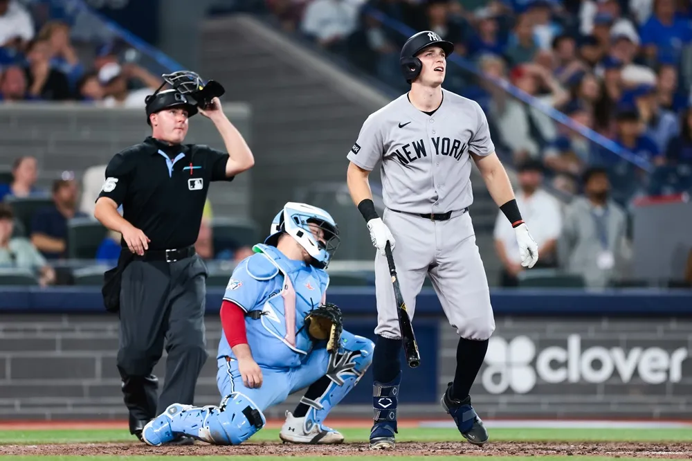 Blue Jays implode again in ninth as New York Yankees claim series