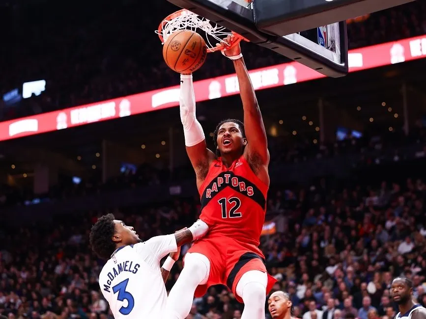 Raptors' Collin Murray-Boyles named to NBA's All-Rookie second team