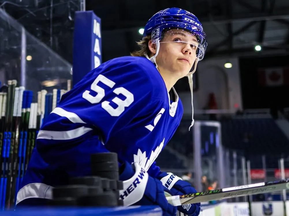 Easton Cowan scores late series-winning goal as Marlies oust Monsters