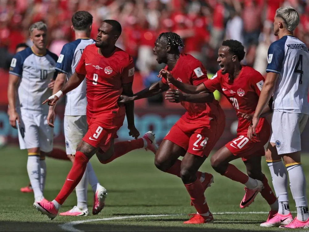 Cyle Larin gives Canada its World Cup moment in opening draw