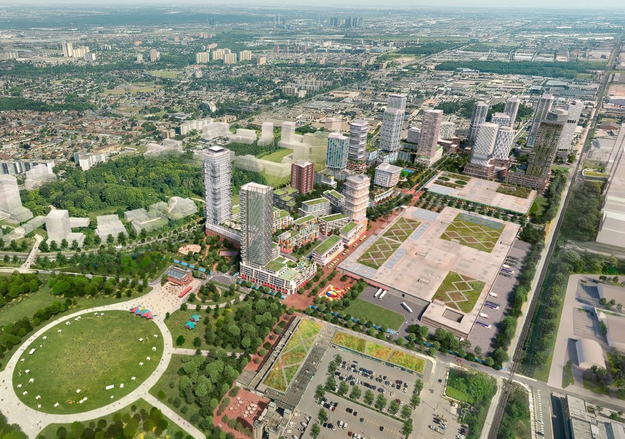 Downsview West District Resubmission Refines Plan for Former Airport Lands
