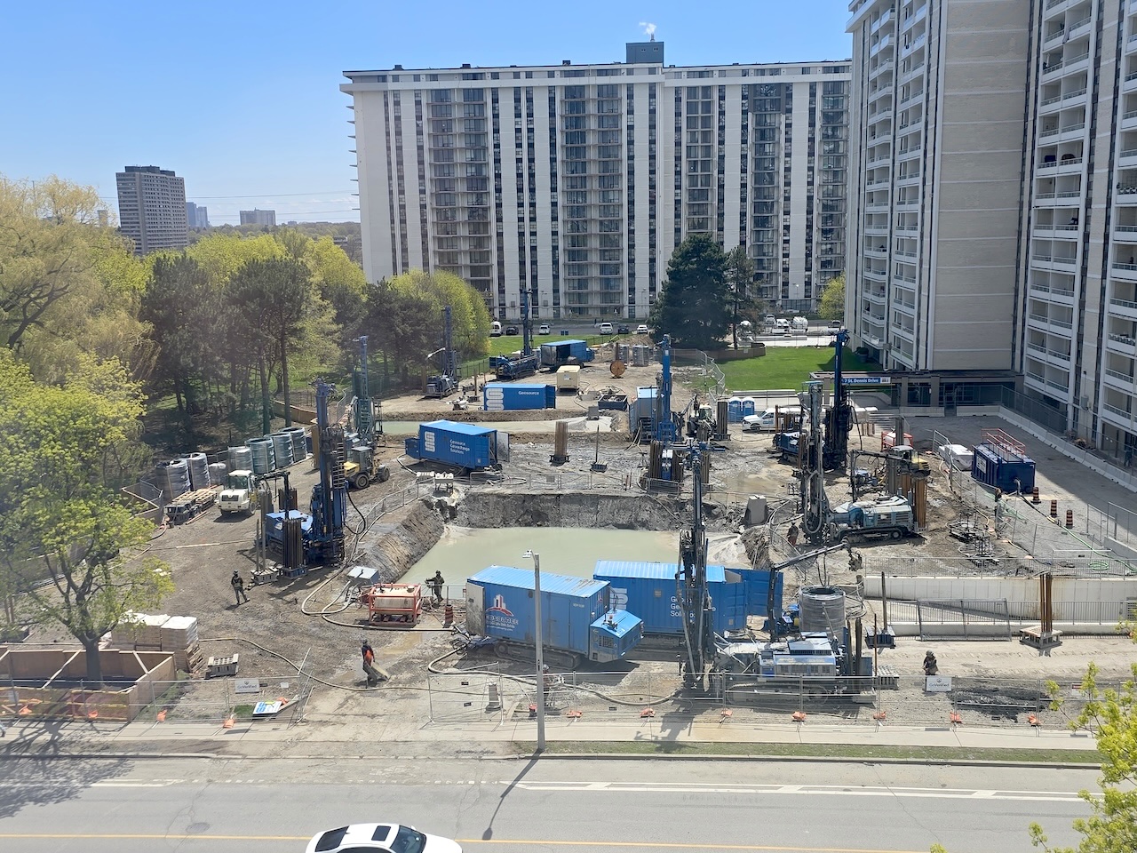 Geothermal Drilling Begins for 38-Storey Rental Tower at 9 St Dennis