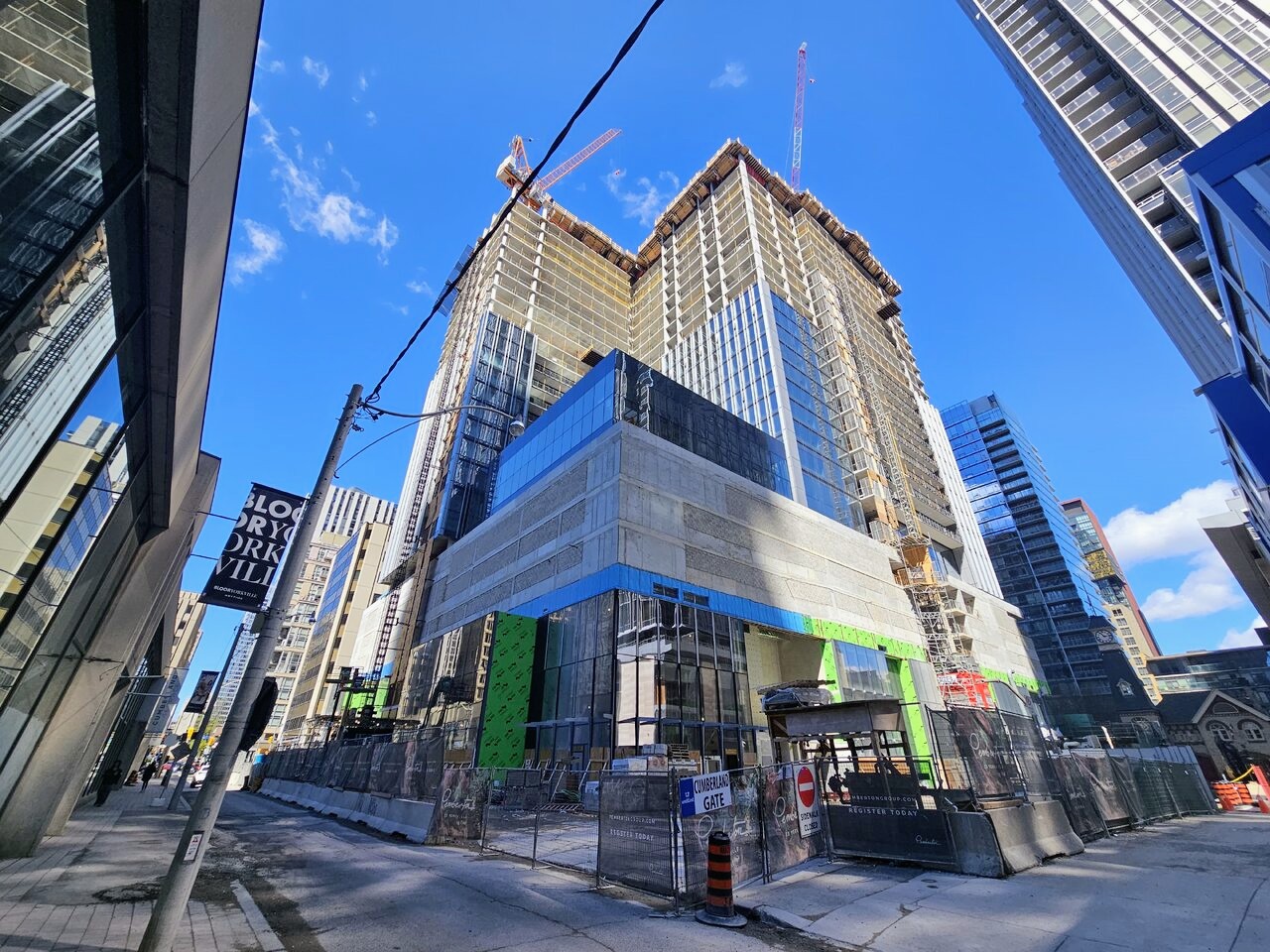 Slick Glazing Advances as The Pemberton Rises in Yorkville