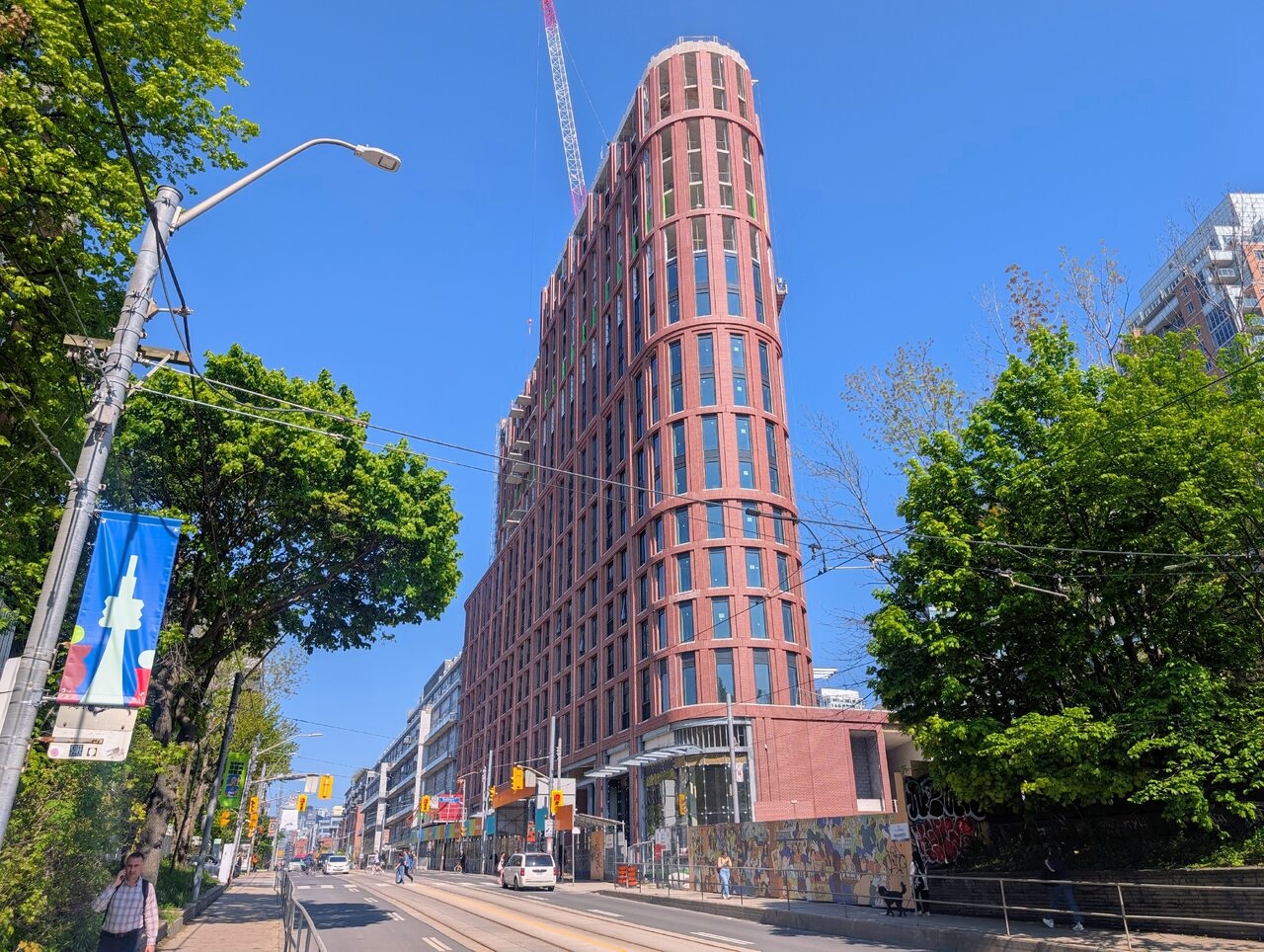 Brick Panels Transform Topped Off 1071 King West Rental