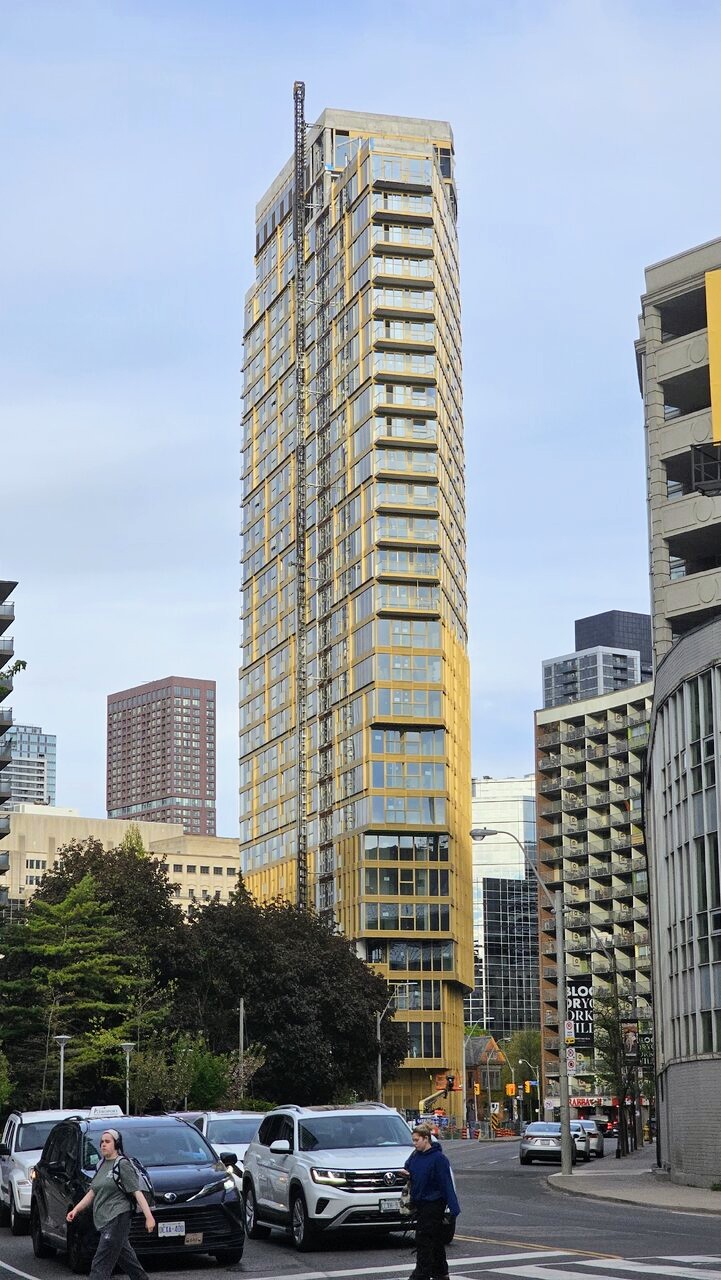 Park Road's Exterior Nearing Completion in Bloor-Yorkville