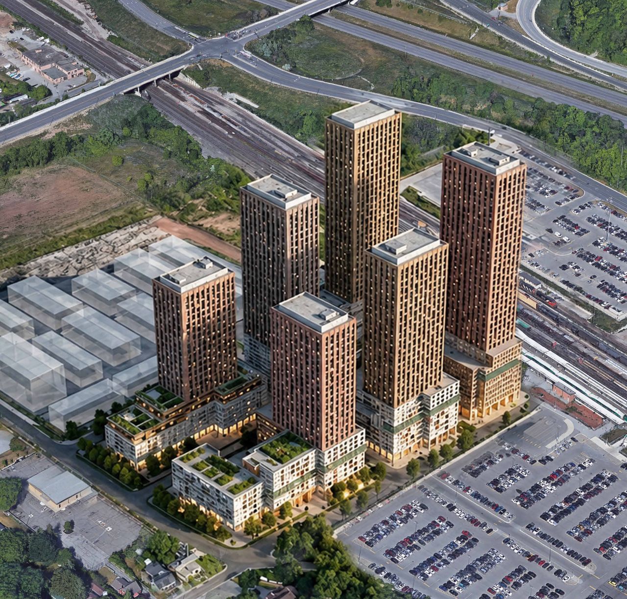 Six Towers Proposed at Aldershot GO in Burlington