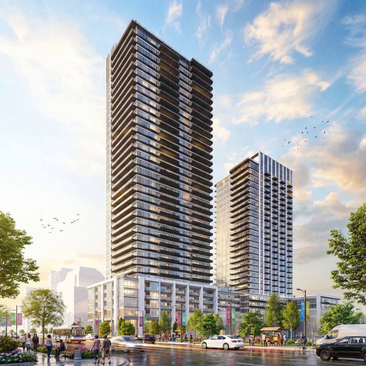 Two-Tower Proposal Replaces Single Tower Plan Near Bessarion Station