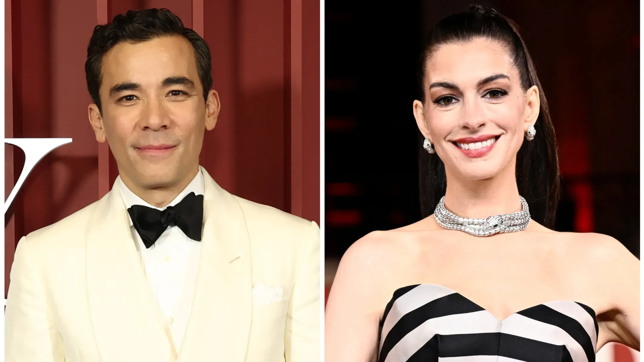 ‘The Devil Wears Prada 2’: Anne Hathaway and Conrad Ricamora Joke Around in Set Photos After His Roommate Role Got Cut…