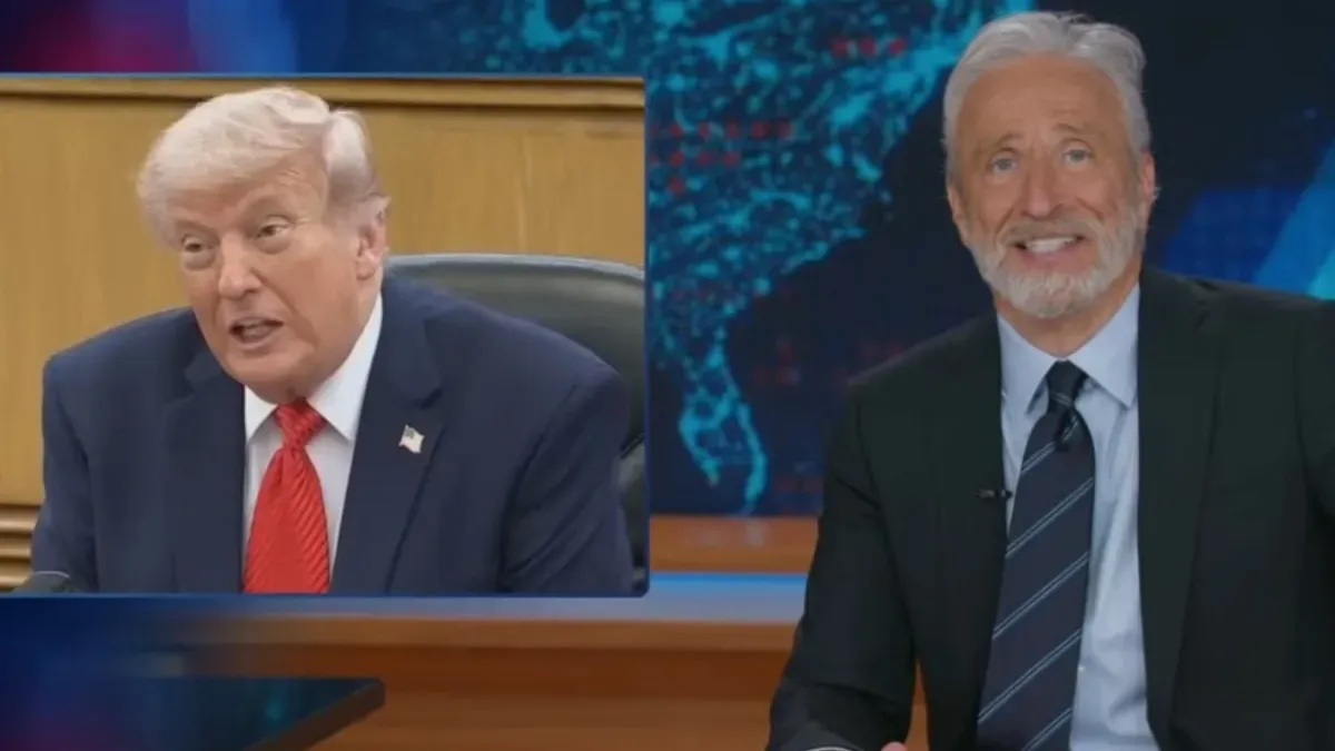 Jon Stewart Slams Donald Trump for Gaining ‘Nothing’ From Meeting With Xi Jinping: ‘All You Came Back With Was His Ins…