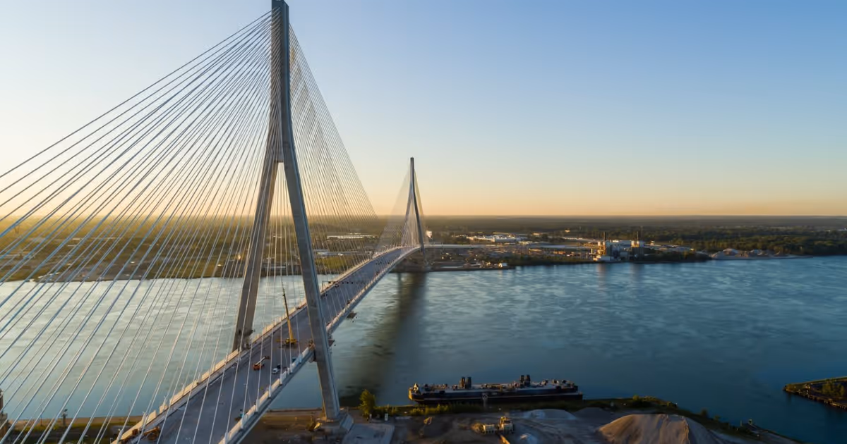 Ontario's record-breaking $6.4B U.S. border bridge is finally set to open