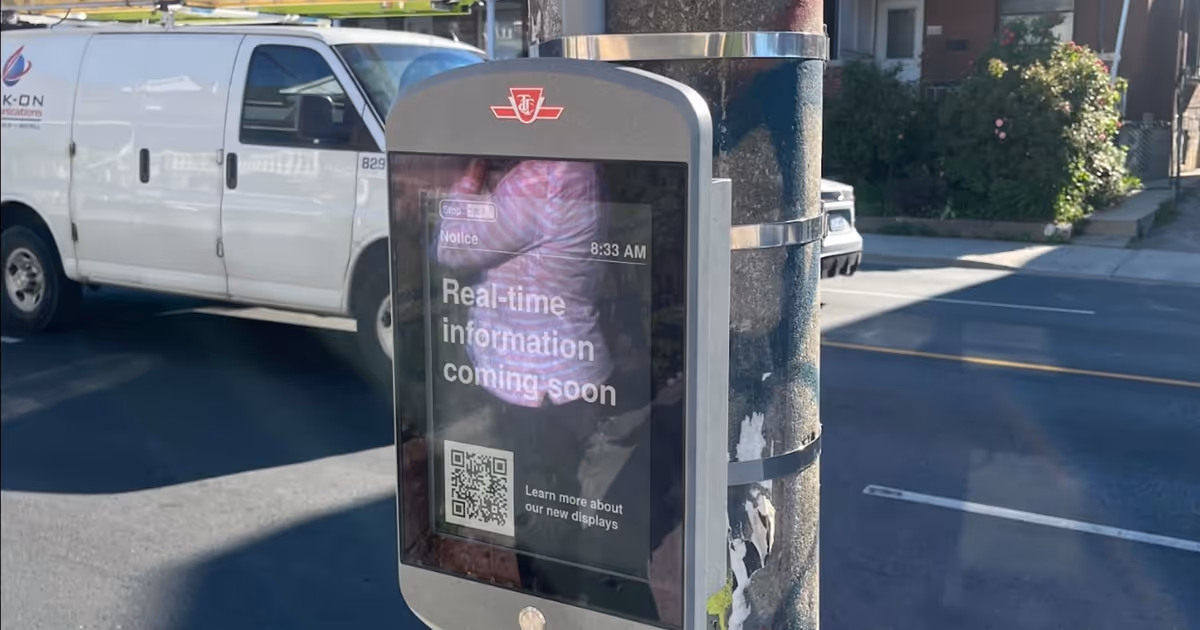 TTC just got fancy new screens that tell you when your next ride arrives