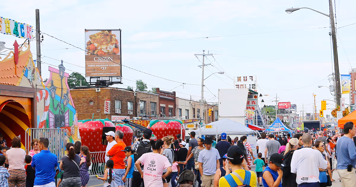 Free festival with carnival rides will shut down major Toronto street next month