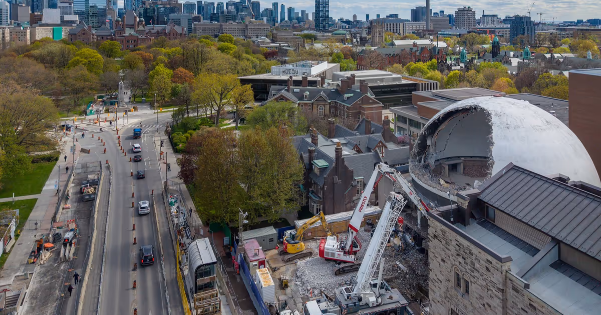 Toronto's abandoned planetarium being demolished and the photos are haunting