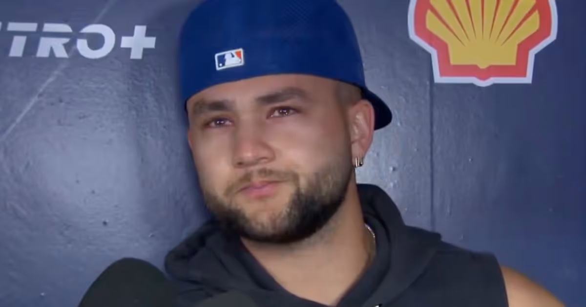 Bo Bichette fights back tears before first game against Toronto Blue Jays