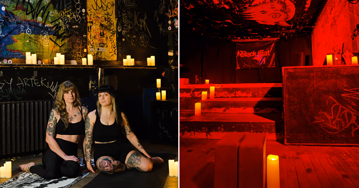 You can do goth fitness classes in the dark at Toronto's iconic Sneaky Dee's