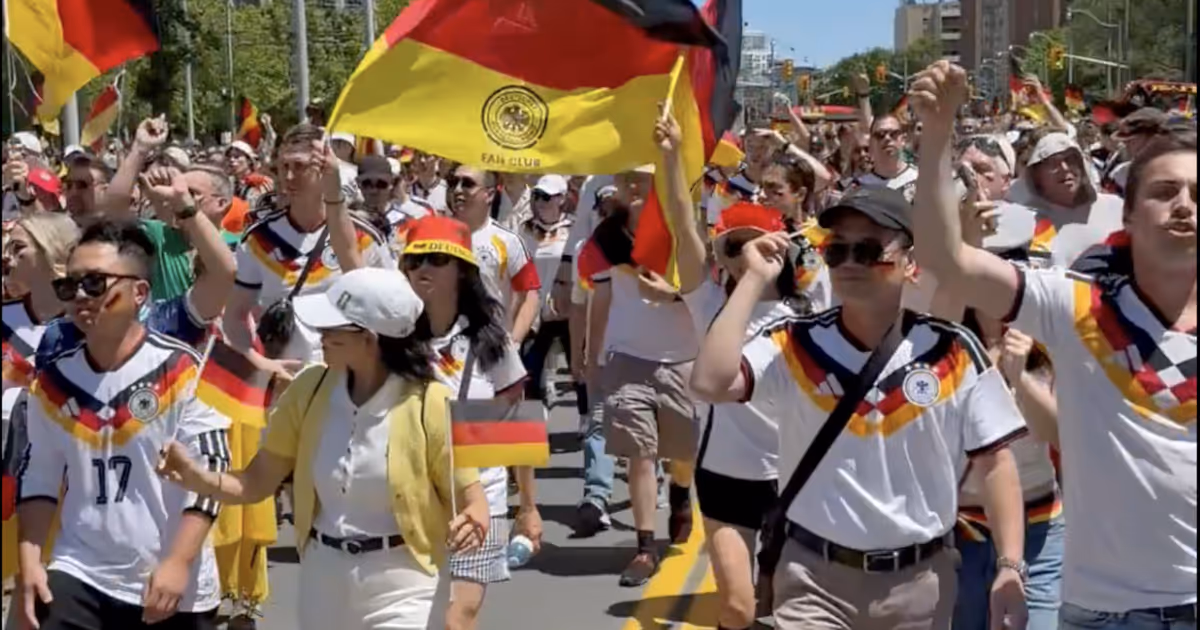 Thousands of Germany fans flood Toronto streets for FIFA World Cup match