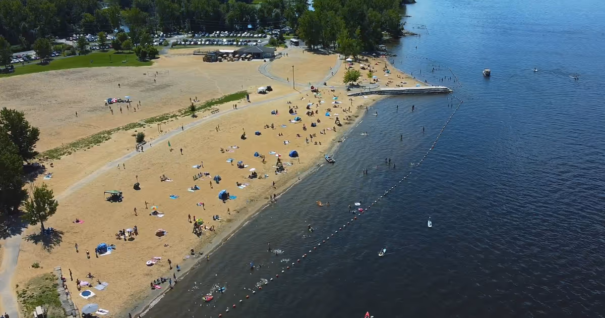 There's an island in Ontario with white sand beaches and 'Caribbean vibes'