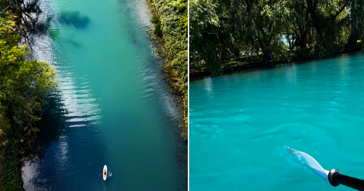This stunning turquoise river in Ontario looks like a tropical paradise