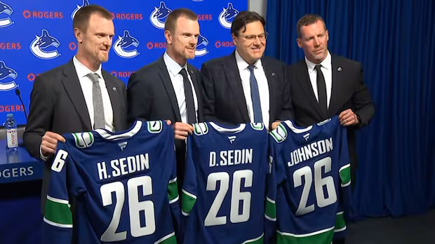 Vancouver Canucks name Sedin twins, Ryan Johnson to front office