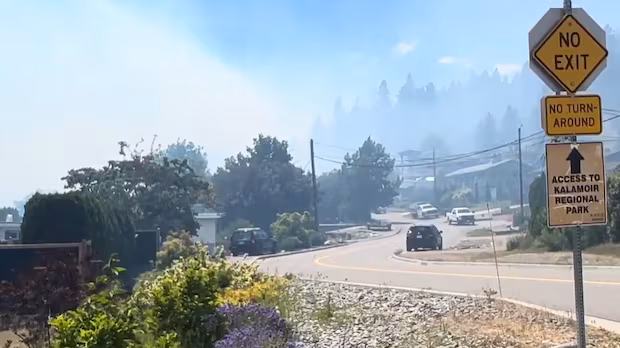 Wildfire that prompted evacuations in West Kelowna was caused by prohibited campfire, officials say