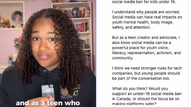 Protect young people from social media harms 'without silencing them,' says Hamilton teen content creator